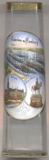 3203 Hamburg: Hafen; Rathaus; Kaiser-Wilhelm-Denkmal