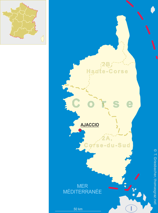 Map of Rh&ocirc;ne-Alpes