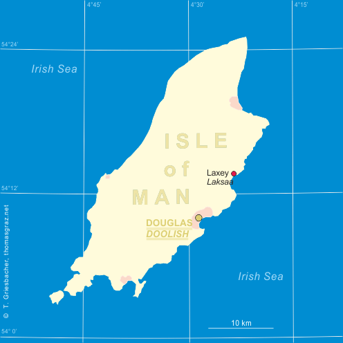 Map of Isle of Man